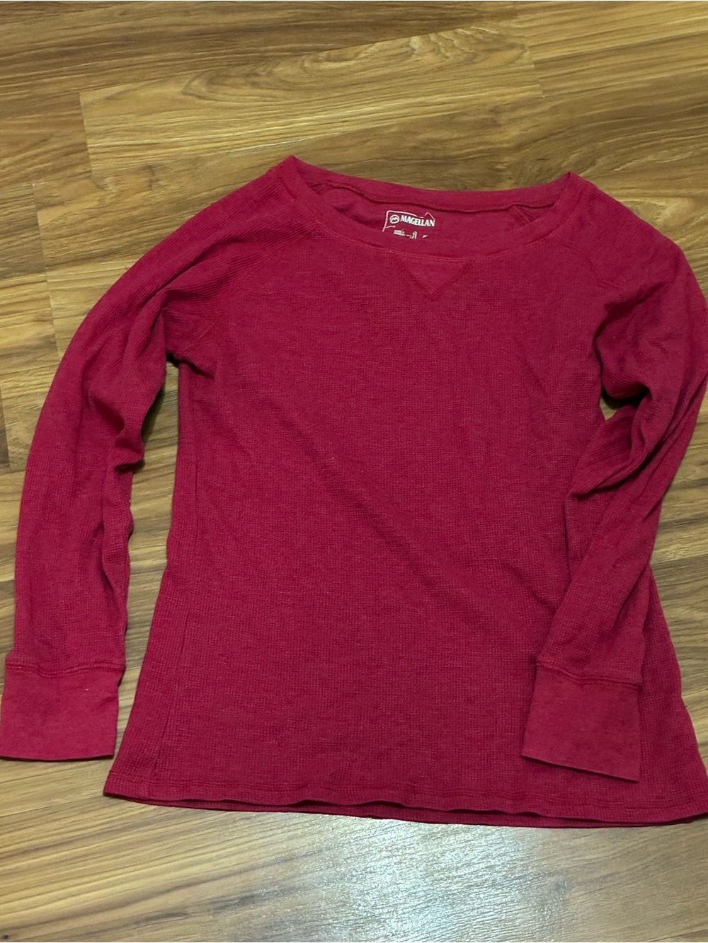 Magellan Outdoors Women's Long Sleeve Thermal Tee - Deep Red